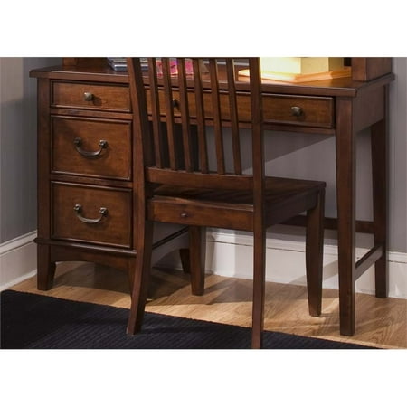 Liberty Furniture Chelsea Square Student Desk In Burnished Tobacco