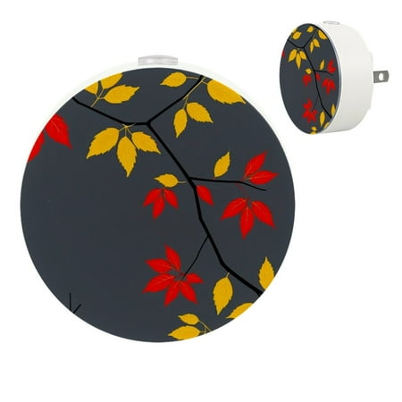 

YZUOUZY Lamp for Bedroom Bedroom Lamp Bedroom Lamps Set of 2 Autumn Leaves Watercolor