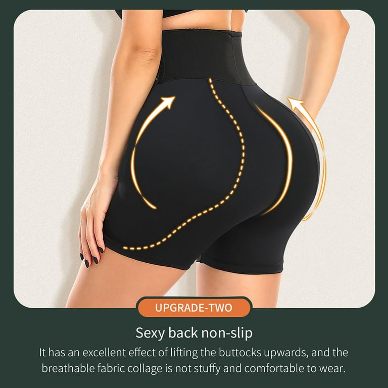 XFLWAM Hip Pads for Women Shapewear With Waist Wrap, Hip and Butt Enhancer  Tummy Control Bbl Shorts for Hip Dip Black L 