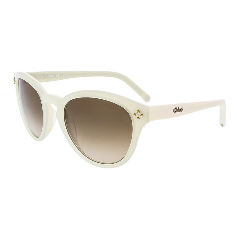 Chloe Elegant Cream Sunglasses Chloé CH0260S L (59 - 17) with Green lenses and Gold frame  main image 4