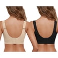 thumbnail image 4 of Daystry Smooth Wireless Bras for Women No Underwire Comfort Seamless Bras Full Coverage Everyday Bra Pack of 2 New Upgrade, 4 of 8