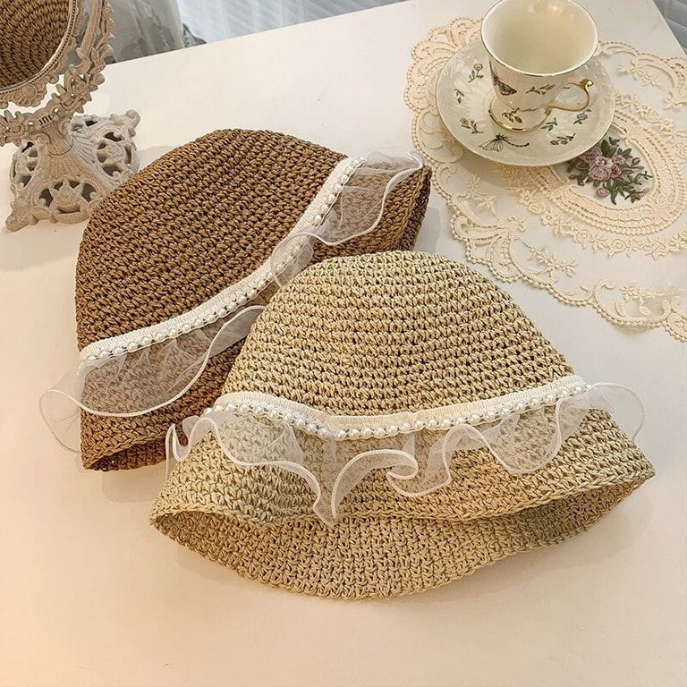CoCopeanut fashion Summer New Handmade Crochet Beach Hat  display picture 3
