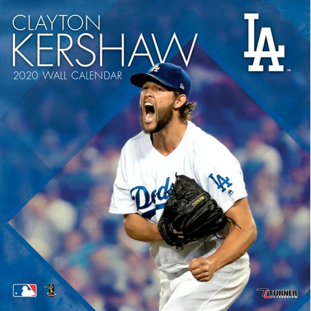 Los Angeles Dodgers Clayton Kershaw: 2020 12x12 Player Wall Calendar