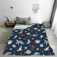 thumbnail image 5 of Sikiie Sea Creatures Ultra-Soft Micro flannel Blanket Luxury All Seasons Warm Blanket for Bedding Sofa and Travel (4 sizes)-40"x30", 5 of 7