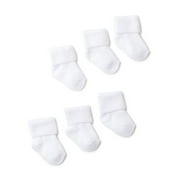 Carter's Child of Mine Baby Boys' & Girls' Folded Cuff Terry Socks