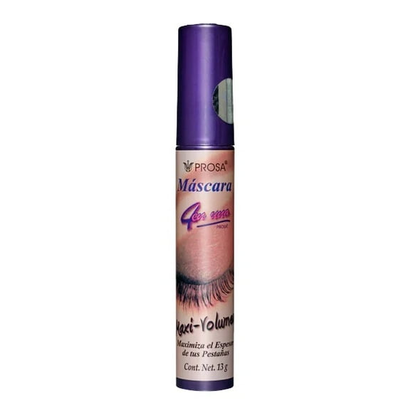 Máscara para pestañas Maxi-Volumen Prosa Color Negro 13 g