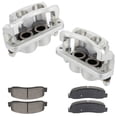 thumbnail image 3 of CCIYU Brake Caliper with Pads, Front 2 Powder-Coated Caliper & 4 Quiet Low Dust Ceramic Pads fit for 2008-2011 for ford for F-250 Super Duty,2008-2012 for ford for F-350 Super Duty, 3 of 5