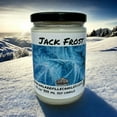 thumbnail image 4 of Jack Frost Vegan Coconut Soy 12 oz/ 355 ml Candle Hand-poured, Eco-friendly, Clean Burning, Christmas Bakery Food Drink Wood Wick, 4 of 5
