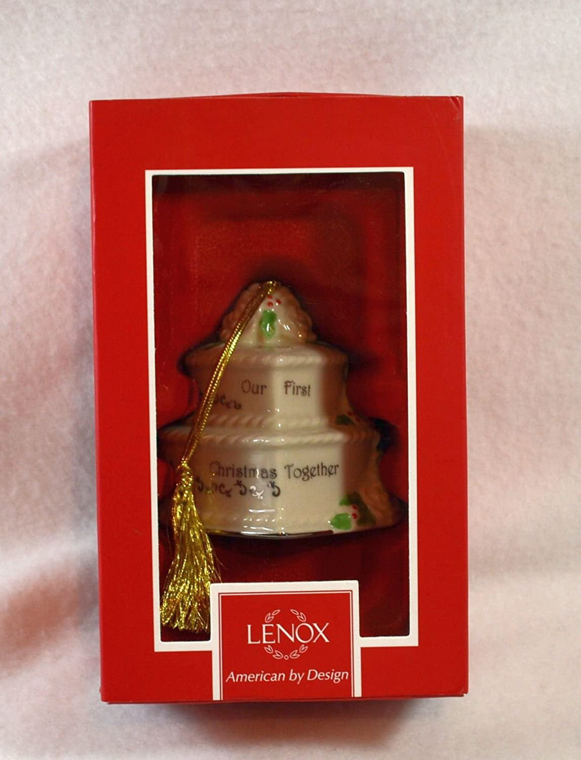 Lenox Silver Love & Joy Picture Frame Christmas Ornaments 2 