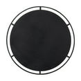 thumbnail image 4 of Industrial Round Mirror - Antiqued Metal Frame - 31.5" Dia - Black Accent Decor, 4 of 9