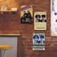 thumbnail image 5 of 3pcs Metal The S Brothers Tin Sign Rectangular Pintura Hierro 20x30ccm Azul, 5 of 9