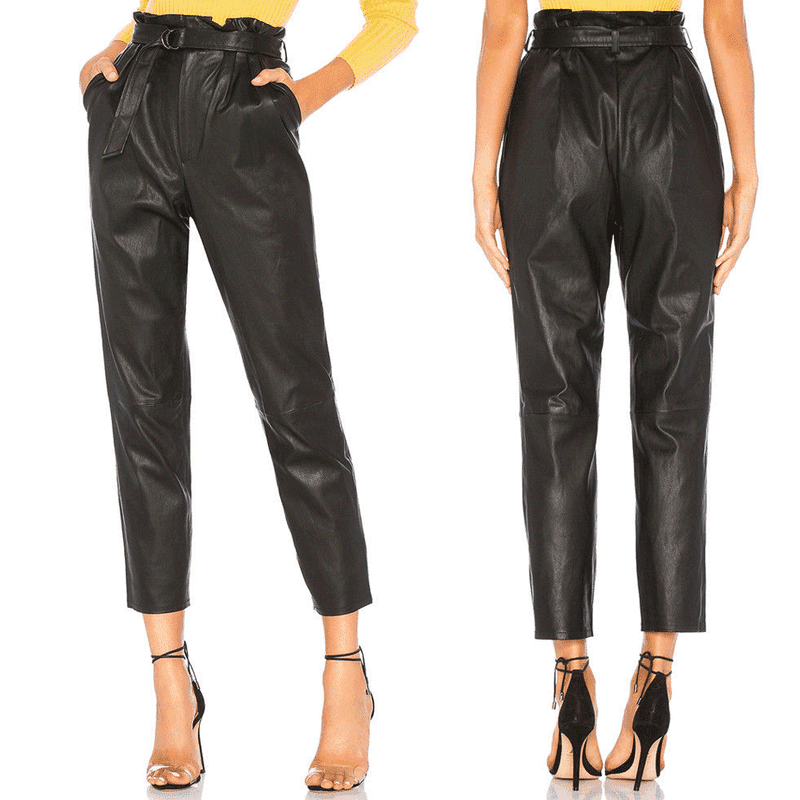 womens leather pants sale