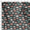 thumbnail image 4 of Soimoi Gray polyester Crepe Fabric Colorful Polar Bear Animal Fabric Prints By Yard 42 Inch Wide, 4 of 5