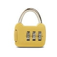 thumbnail image 1 of Workhe Mini 3 Digit Combination Password Lock Alloy travelling laptop cases lockers Security Lock Suitcase Luggage Coded Lock Cabinet Locker Padlock, 1 of 7