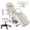 Electric-White, variant on Kigoty Adjustable Leather Massage Table, 72" x 24", White