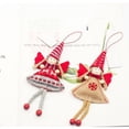thumbnail image 3 of Muñeca de niña ángel de tela navideña, regalo de Navidad, decoración de árbol de Navidad, colgante, decoración de fiesta de año nuevo de Navidad, 3 of 7