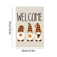 thumbnail image 3 of Oioii Fall Pumpkin Garden Flag 12.6x18.5in Double Sided Thanksgiving Leaves Sunflower Yard Outdoor Flag House Holiday Outside Decoration, 3 of 6