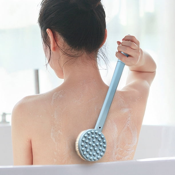 KAKOWELY 2Ud Cepillos De De Mango Largo Para Exfoliación Y Masaje Con Doble