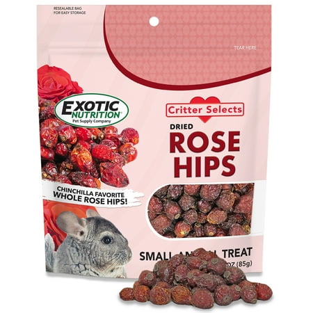 UPC: 0810012541961 | Exotic Nutrition Dried Rose Hips Treat 3 oz.