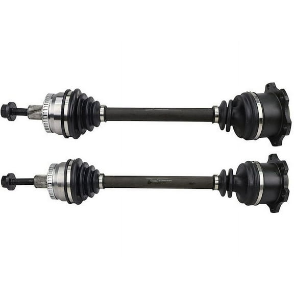 Front CV Axle Shaft Set - Compatible with 2000 - 2005 Volkswagen Passat AWD 2.8L V6 2001 2002 2003 2004