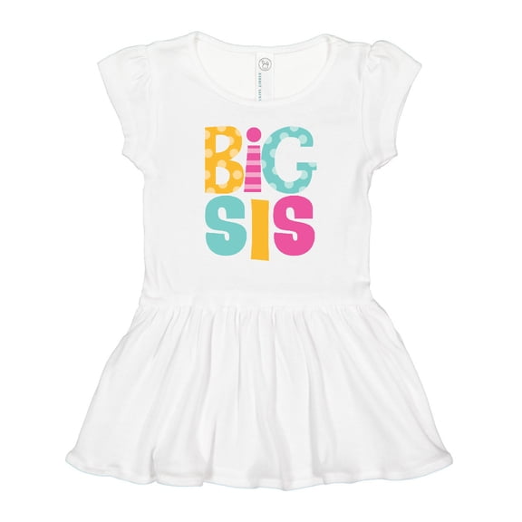 Inktastic Big Sis Announcement New Sister Girls Toddler Dress