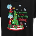 thumbnail image 3 of Cat in the Hat - Christmas Is A Family Thing - Women's Short Sleeve Graphic T-Shirt, 3 of 6