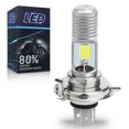 thumbnail image 1 of New 1pcs H4 Led Motorcycle Headlight Ba20d P15 Led Lamp Headlamp For Motorcycle 6000k 1600lm12v High/low Beam 2835 Chips, 1 of 4