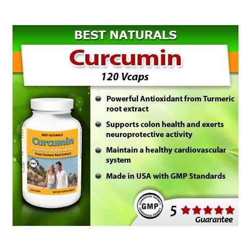 Turmeric Curcumin Extract 700 mg 120 Capsules by Best Naturals