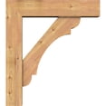 thumbnail image 3 of Ekena Millwork 7 1/2"W x 32"D x 36"H Olympic Block Smooth Bracket w/ Offset Brace, Western Red Cedar, 3 of 25