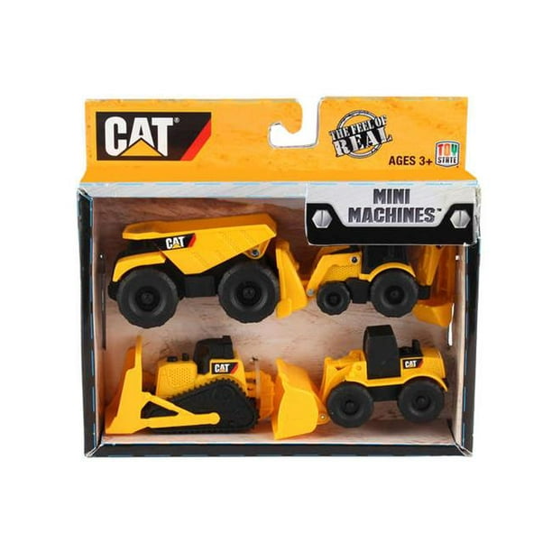 Cat Motorisé Articles CAT18000 Chat Mini Machines Boîte-Cadeau & 44; 4 Pack