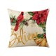 thumbnail image 5 of Juego de 4 fundas de almohada de lino, 18.0 x 18.0 in, diseño de acuarela navideña, cardenal, decoración del hogar, fundas de almohada cuadradas para sofá, cama, sofá, coche, 5 of 5
