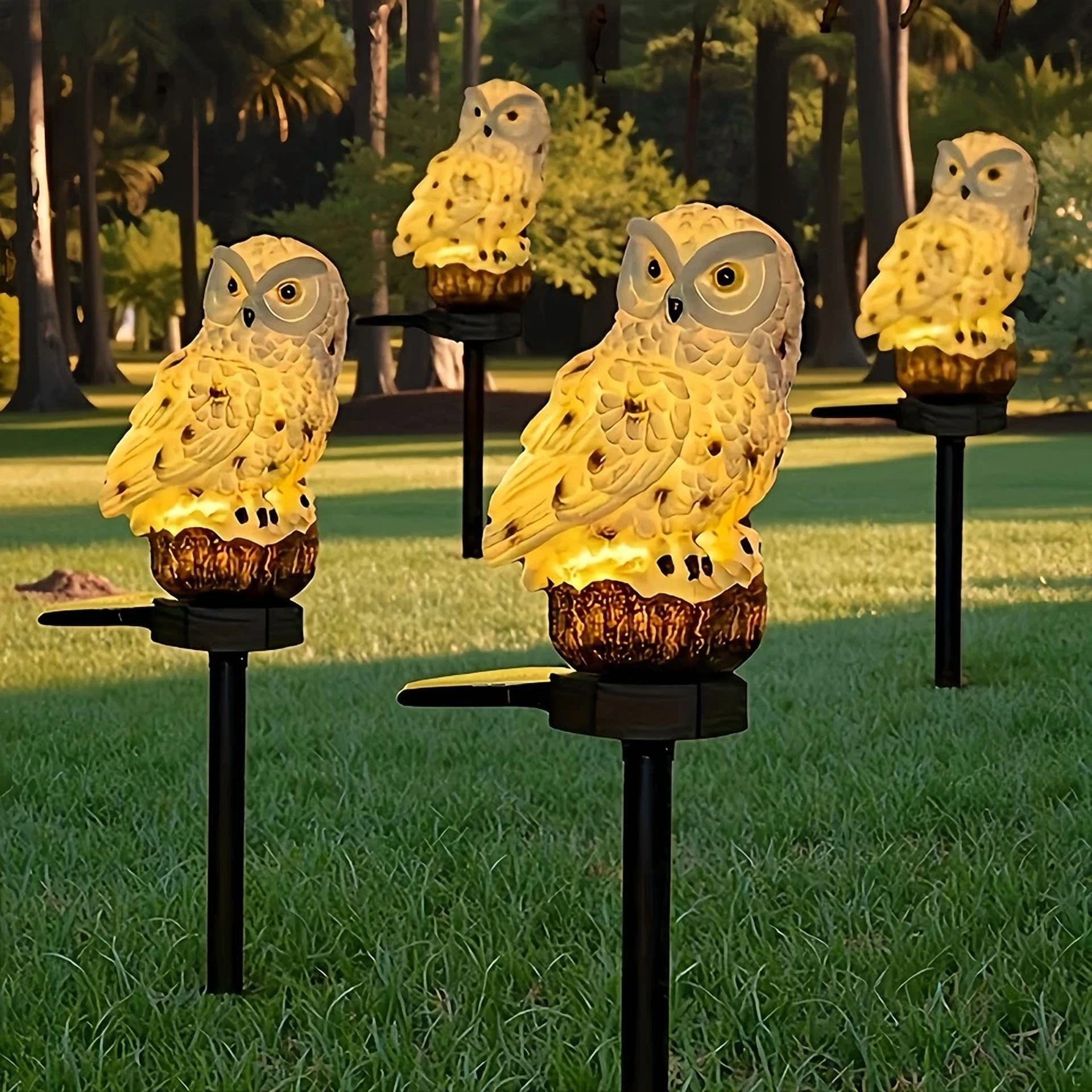 PURELY- Solar Lamp Owl Animal Solar Garden Lights Solar Powered Solar Led Light Outdoor