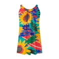 thumbnail image 5 of Mifsaly Slip Dress for Women Floral Print Sleeveless Dresses Flowy Beach Vacation Summer Sundresses L, 5 of 5