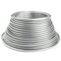 20ft Aluminum Wire, 0.2" Diameter Metal Wire, Armature Bendable Aluminum Wire for Gardening Horticulture Sculpting Dolls Floral Jewelry Making Weaving DIY Crafts