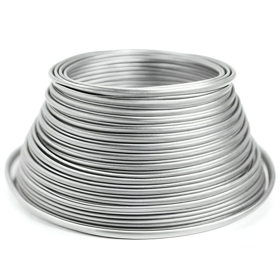 20ft Aluminum Wire, 0.2" Diameter Metal Wire, Armature Bendable Aluminum Wire for Gardening Horticulture Sculpting Dolls Floral Jewelry Making Weaving DIY Crafts