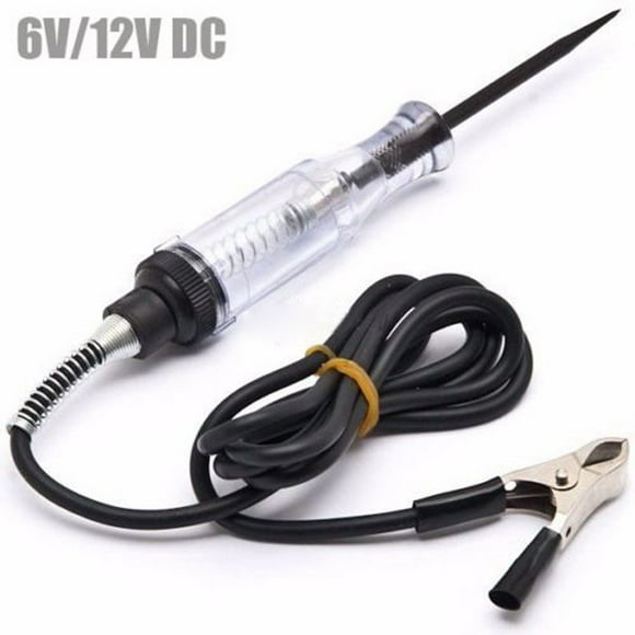 Lefu DC 6V/12V Car Voltage Circuit Tester Motorcycle Long Probe Continuity Test Light