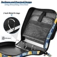 thumbnail image 4 of FORMRS Zipper Binder with Shoulder Strap 2-inch Ring 500 Sheet Capacity File Bag, Retro Plaid Lemon, 4 of 5