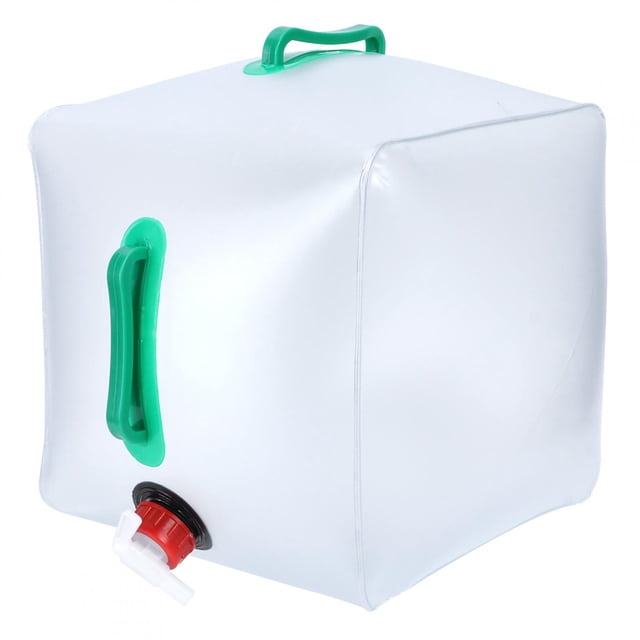 Sac d'Eau Pliable 20L Seau Pliant Conteneur Portable pour Barbecue Extérieur
