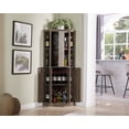 thumbnail image 2 of Home Source Jill Zarin Home Corner Bar Cabinet Grey, 2 of 5