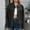 02 Black, variant on YueHuiYing Women's Jean Jackets 2026 Fashion Oversized Button-Down Denim Jacket Western Shacket Jacket with Pockets