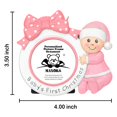 thumbnail image 6 of Maxora Customized Christmas Ornament Baby's First Bow Photo Frame Personalized Ornament Girl Free Customize, 6 of 10