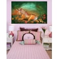 thumbnail image 2 of Wallhogs Cavalaris Unicorn of The Roses Wall Mural, 2 of 2