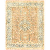 BoutiqueRugs Hien Traditional Area Rug - Light Beige, Camel, Copper - 8' x 10'