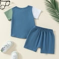 thumbnail image 6 of HUCOAE 24 Month Boy Clothes Boys Clothes 5T Toddler Baby Boy Short Sleeve Shirt & Casual Shorts Set Summer Outfits Clothes 6-12 Months, 6 of 8