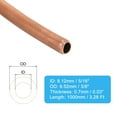 thumbnail image 2 of Uxcell 8.12mm ID 9.52mm OD 0.7mm Thick Copper Tube, 3.28Ft Seamless Round Pipe Tubing for Refrigeration and Industry, 2 of 6
