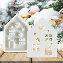 Nilvkv Moulds Pouring Moulds Moulds for Houses Moulds for Trees Moulds Pouring Moulds for Houses Moulds for Trees, Christmas Decorations