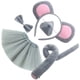 thumbnail image 2 of WORGEOUS 1 establecimiento de disfraces del mouse, incluyendo orejas de mouse, diadema, la cabeza del mouse del mouse kit de lazo del mouse del mouse, 2 of 9