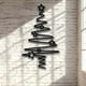 thumbnail image 4 of Árbol de Navidad de Metal para Pared, Decoración Navideña Moderna y Elegante, Color Negro, con Detalles de Estrellas, Resistente a La Oxidación, Duradero, para Interiores y Exteriores, Ideal para La, 4 of 6