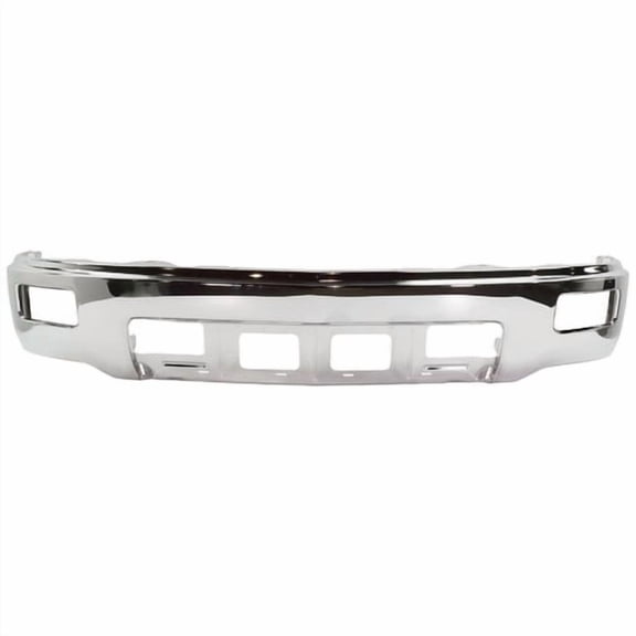 Front Bumper For 2014-2015 Chevrolet Silverado 1500 Chrome with Fog Light Holes