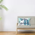 thumbnail image 2 of Hello Summer Sign Watermelon Pineapple Short Plush Car Waist Pillow Sofa Window Cushion Throw Pillow, 2 of 4